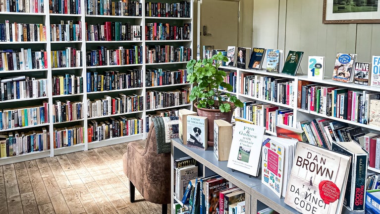 The Brewhouse second-hand bookshop at Osterley Park and House in London